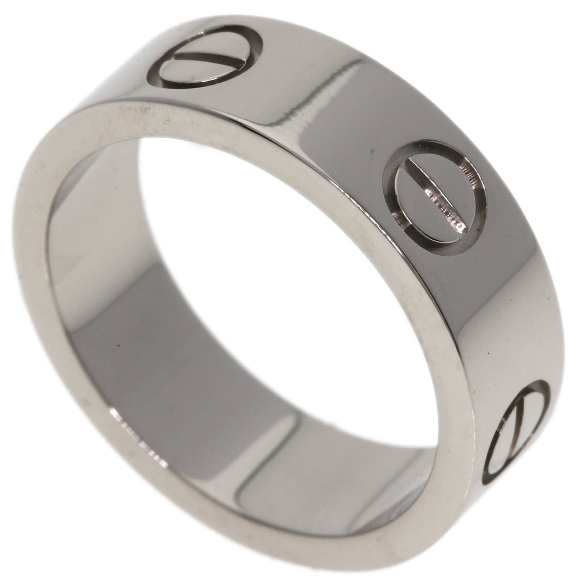 Cartier Love Ring #49, 18K White Gold, Women\'s Ring, CARTIER