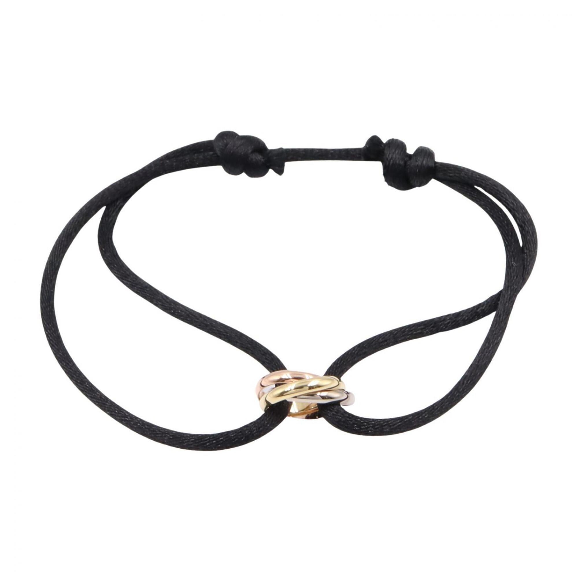 Cartier Trinity Cord Bracelet - Accessory 18K (Yellow Gold), 18KWG (White 18KPG (Pink Gold) Men\'s &