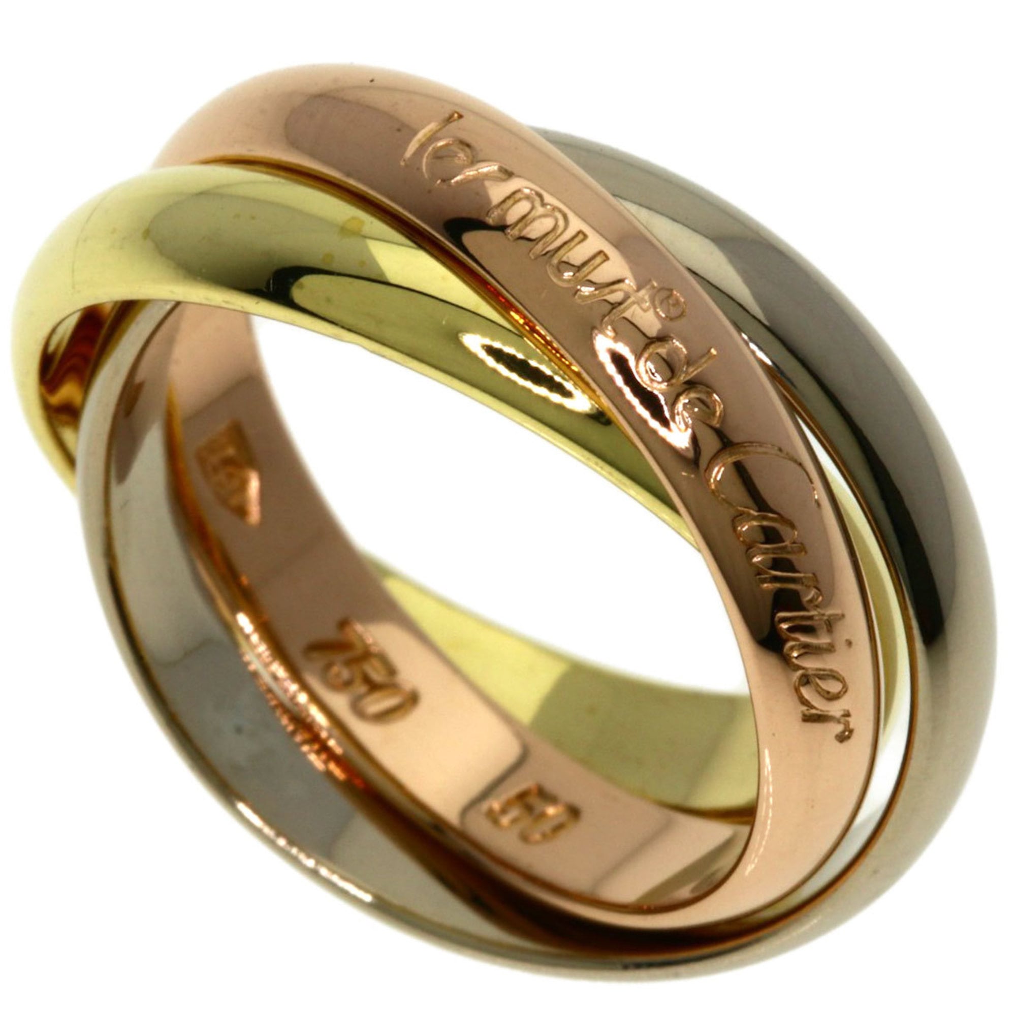 Cartier Trinity Ring - 18K Yellow Gold/18K White Pink Gold Women\'s CARTIER