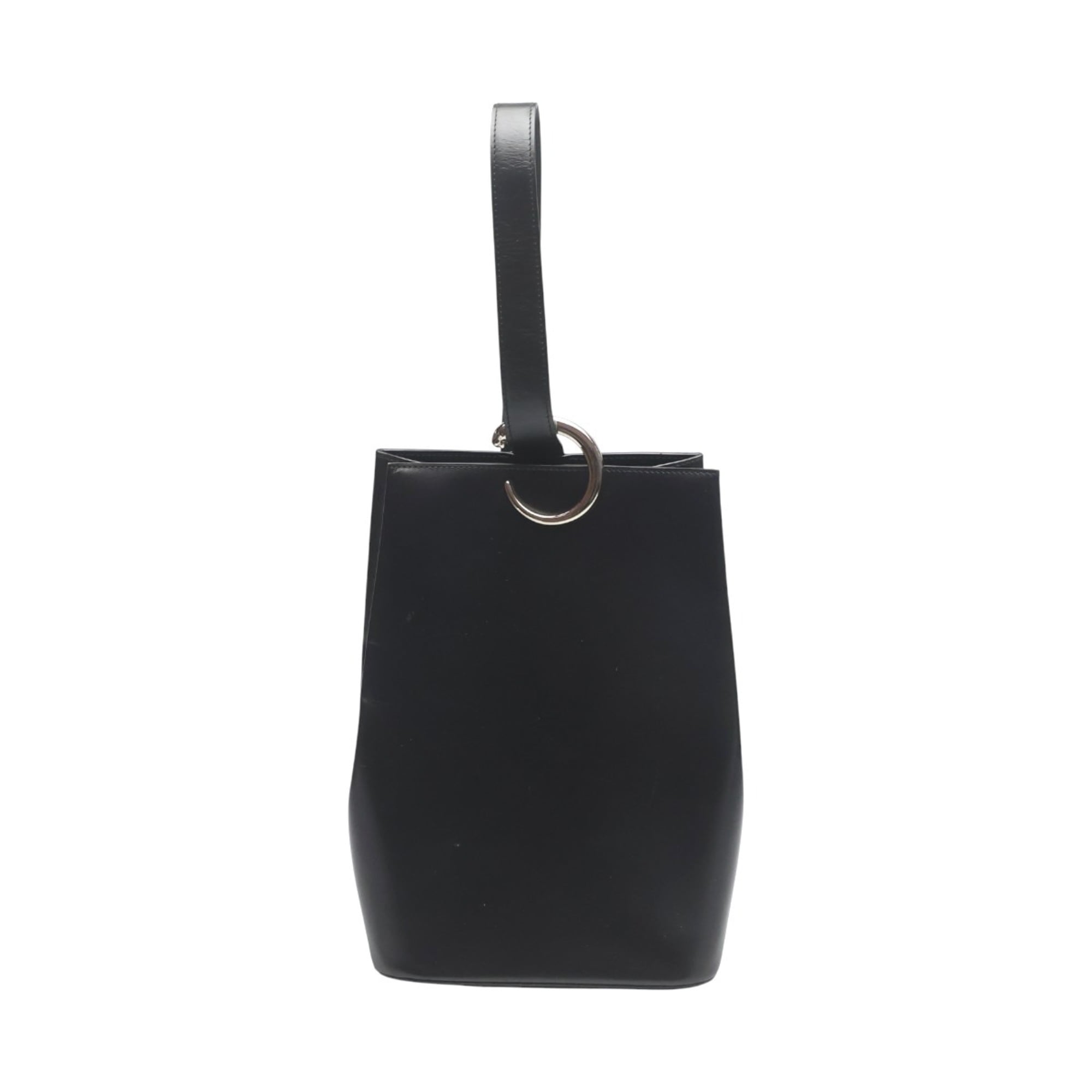 Cartier Panther Shoulder Bag in Black Leather