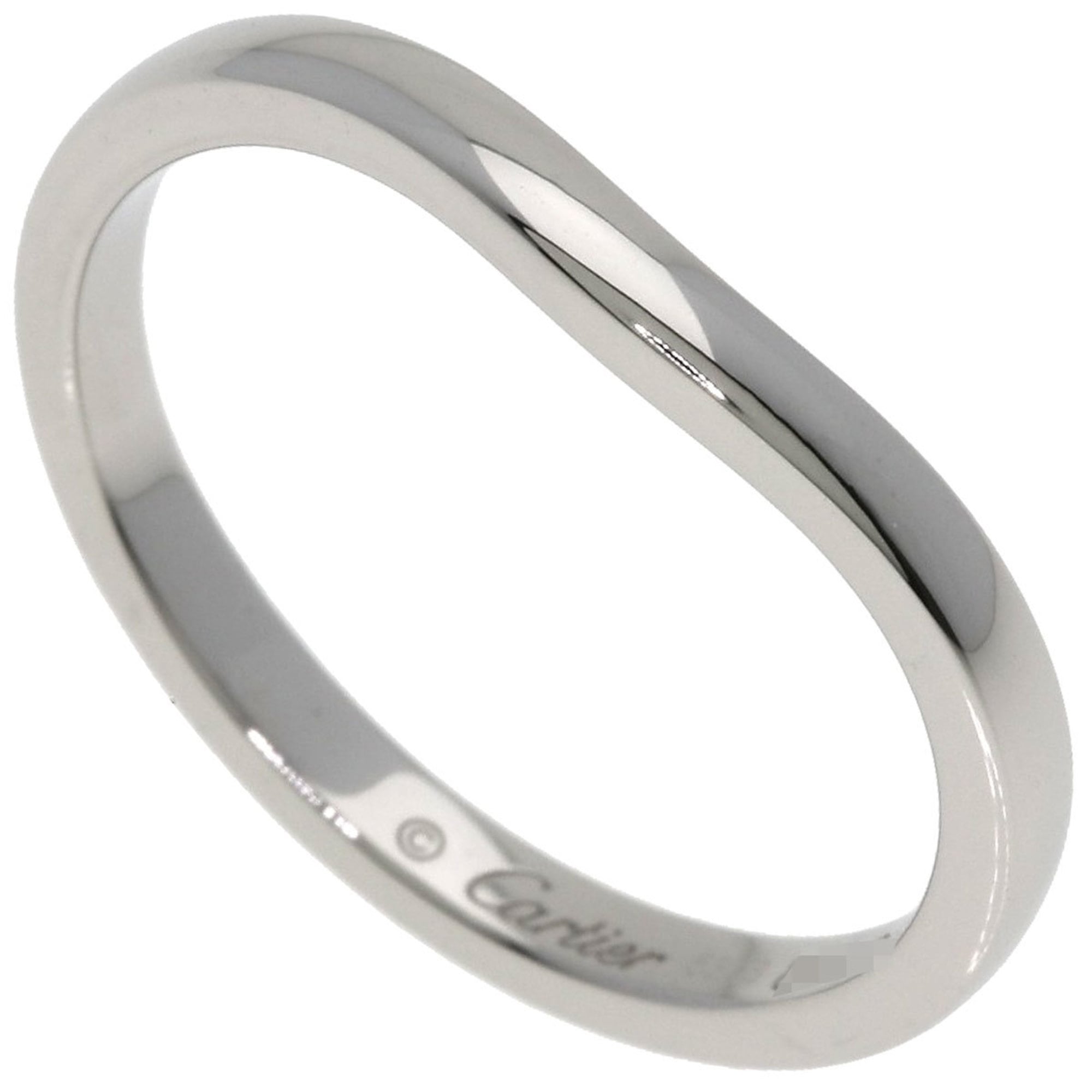 Cartier Ballerina #53 Ring, Platinum PT950, Women\'s, CARTIER