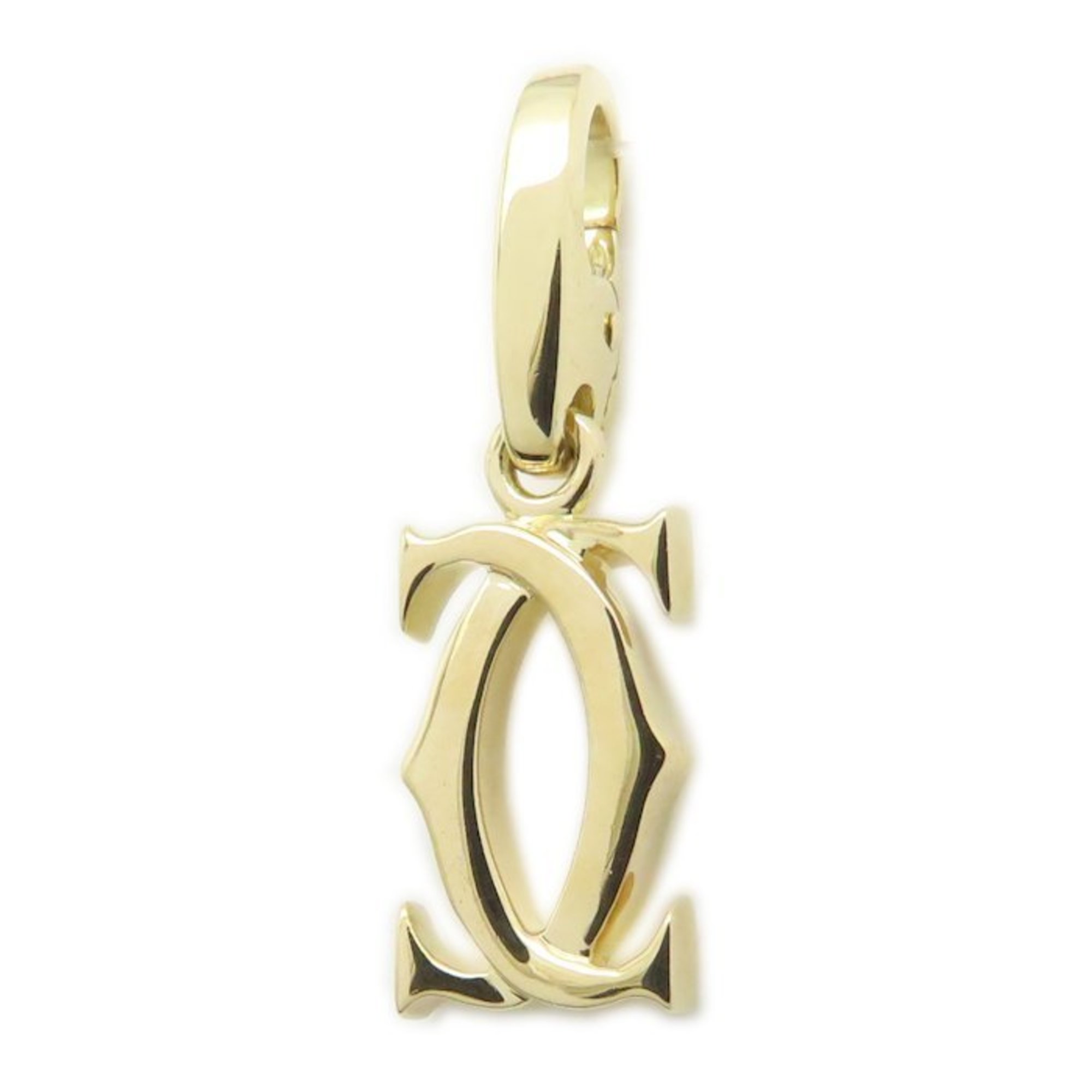 CARTIER Cartier 2C Pendant Top Charm 18K Yellow Gold Women\'s 295217