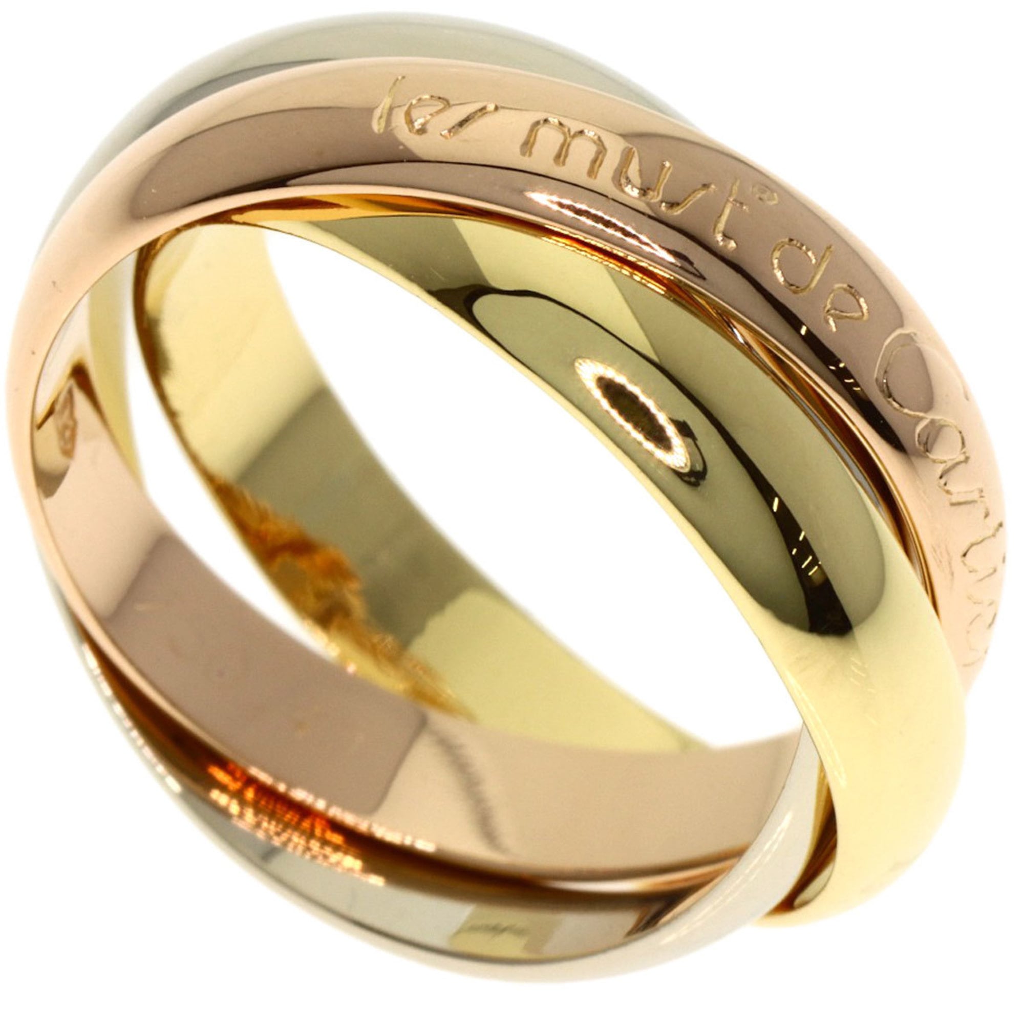 Cartier Trinity #49 Ring - 18K Yellow Gold/18K Pink White Gold Women\'s CARTIER