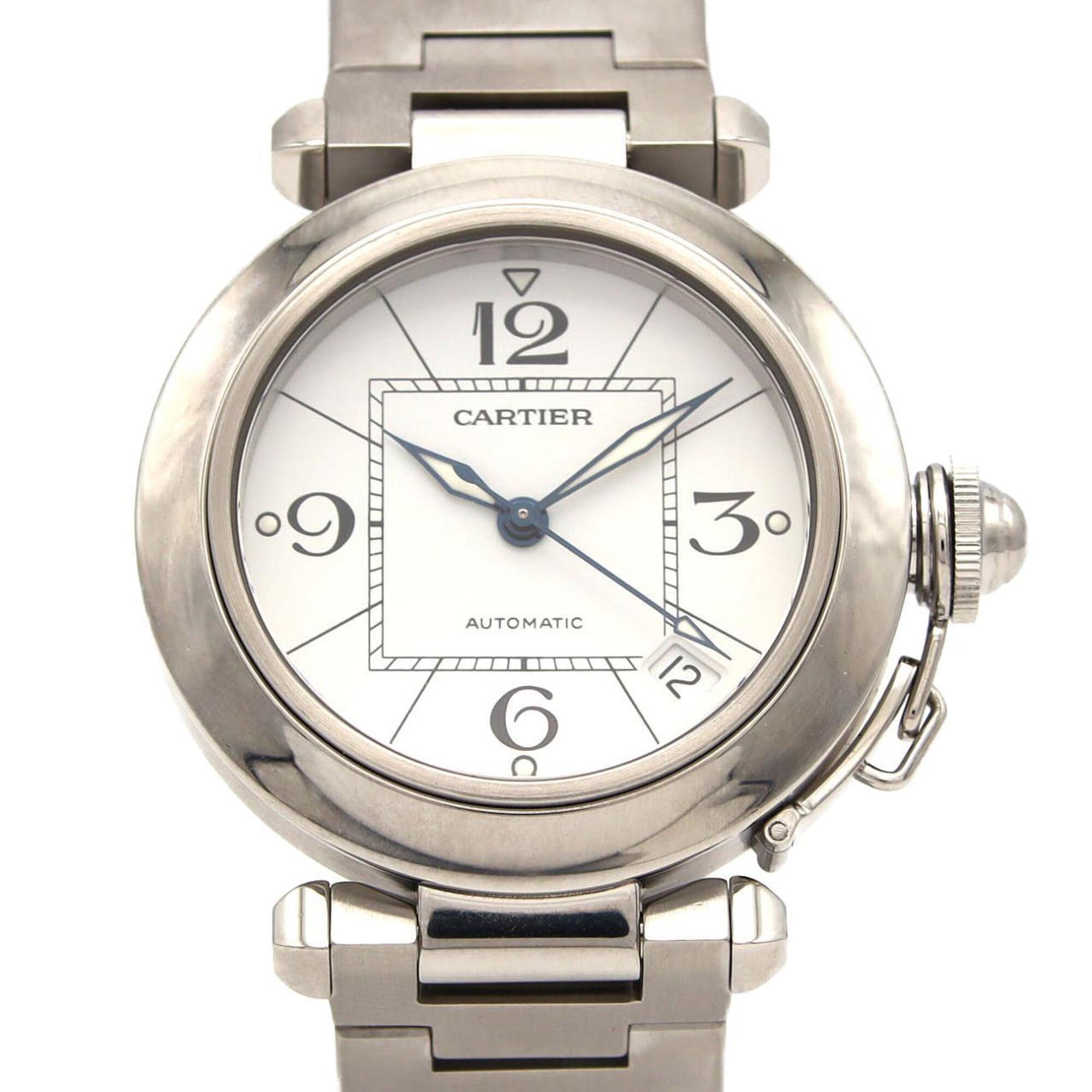 Cartier Pasha C W31074M7 Stainless Steel Automatic Watch