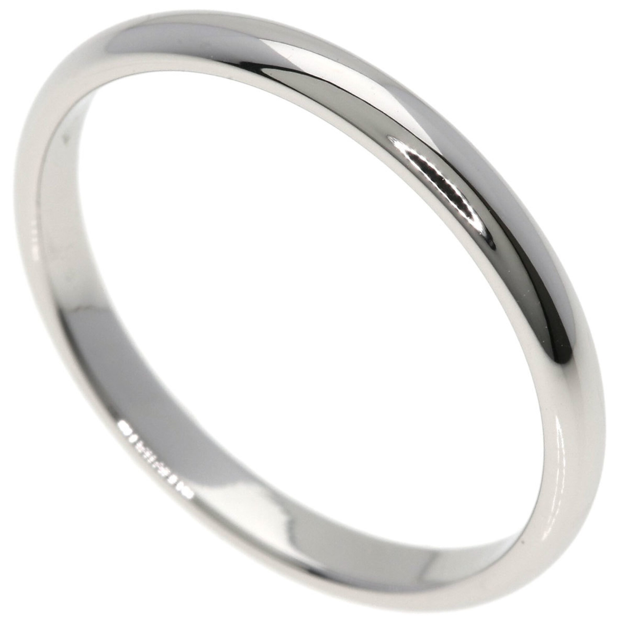 Cartier Wedding Ring #56, Platinum PT950, Women\'s, CARTIER