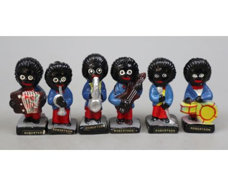 Vintage Jolly Golly jazz band hand painted figurines. Made by Robertsons  Disclaimer: These items are listed on the basis the