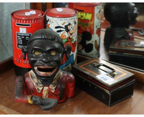Collection of vintage moneyboxes  Disclaimer: These items are listed on the basis they are illustrative of a bygone culture i