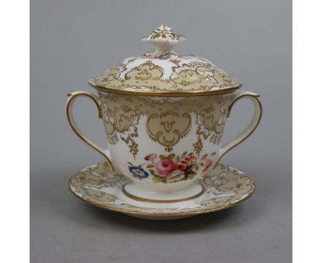 Coalport lidded sucrier Small hairline crack on the inside towards the lip