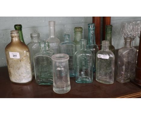 Collection of vintage bottles