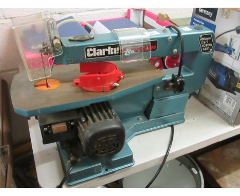 Clarke woodworker scroll saw - hardly used 