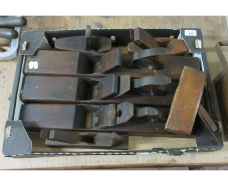 Collection of vintage woodworking planes 