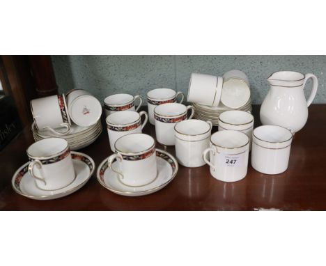 Royal Worcester coffee set together with a Spode coffee set 