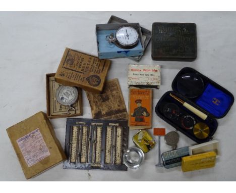 Matchbox covers, needles tins, etc.