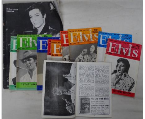 Vintage Elvis magazines.