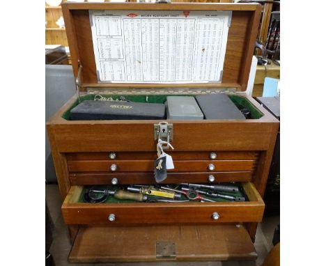An engineer's tool chest and contents.