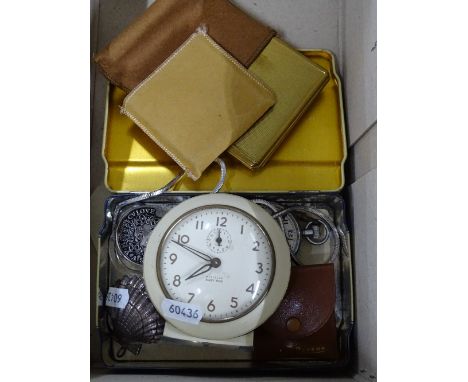 Pocket watches, compact, travel clock, etc.