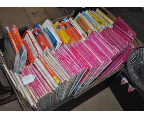 Box of Ordnance Survey maps.
