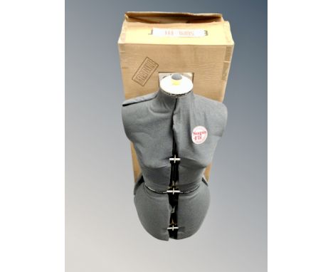 A vintage Supa-Fit dress making adjustable model in original box 