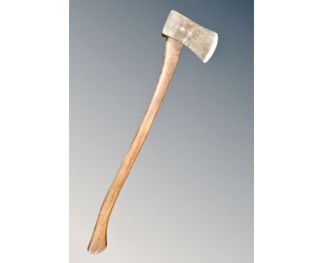 A vintage felling axe