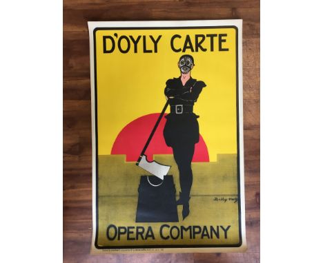 Dudley Hardy, DOYLY CARTE OPERA COMPANY, lithograph, circa 1919, published by David Allen &amp; Sons Ltd, 51cm x 76cm