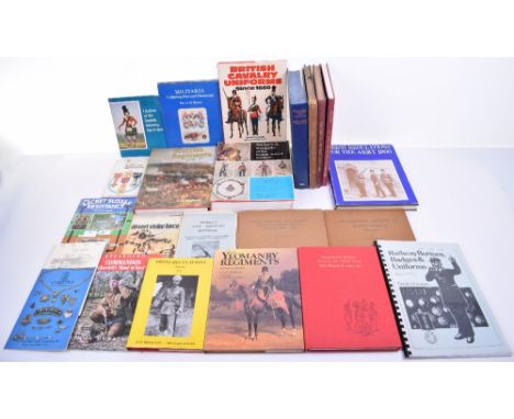 Selection of Books of Military Interest consisting of “Badges & Insignia of the British Armed Services” by May, Carman and Ta