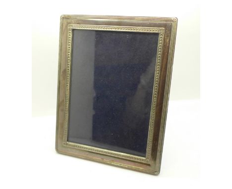 A silver photograph frame, Sheffield 1996, 22cm x 17cm 