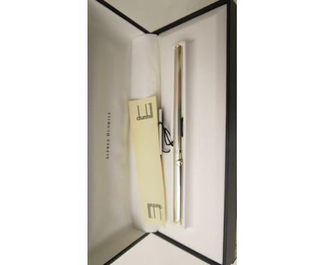 A boxed Alfred Dunhill ballpoint with guarantee and information leaflet