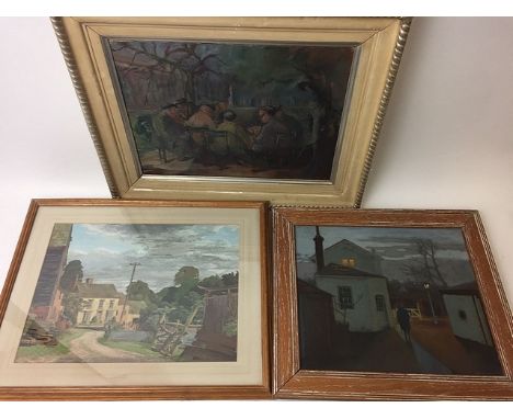 Modern British - Thomas Patrick Elmes - oil on board entitled First Light, 13 1/2 x 11 1/2; together with an oil on board ent