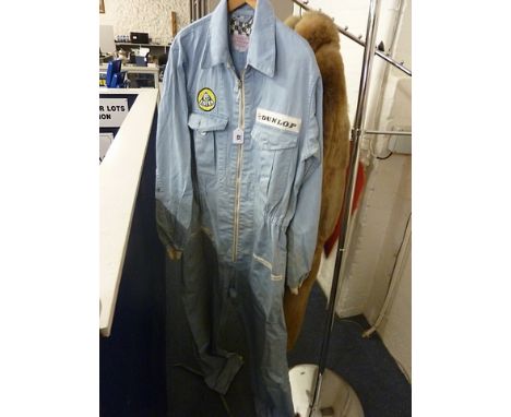 1960s Light blue cotton overalls