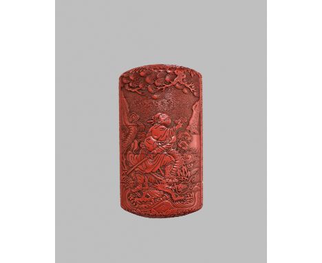 A FINE TSUISHU FOUR-CASE LACQUER INRO WITH CHORYO AND KOSEKIKOUnsignedJapan, 19th century, Edo period (1615-1868)The four-cas