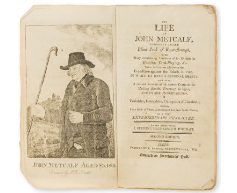 NO RESERVE Hunting.- Metcalf (John) The Life of John Metcalf, commonly called Blind Jack of Knaresbrough, second edition, etc