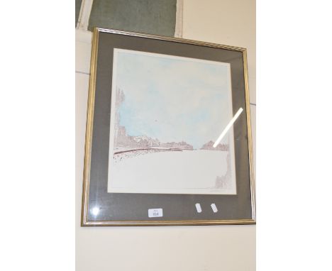 FRAMED PRINT, SIGNED AND DATED 1973 TO LOWER RIGHT