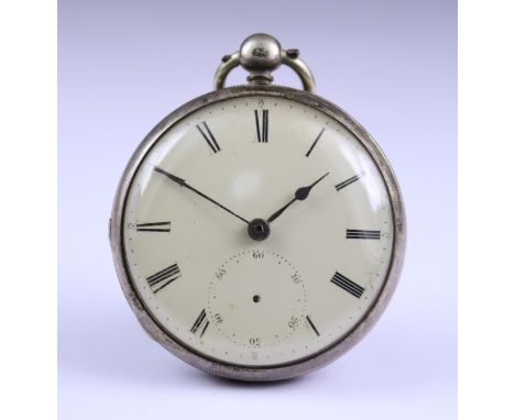 Two Silver Cased Open Faced Fusee Lever Pocket Watches, comprising - one by G. Blackhurst, Warrington, 1851, 56mm diameter ca