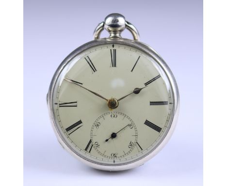 Two Silver Cased Open Faced Fusee Lever Pocket Watches, comprising - one by Joseph Brookhouse, Derby,1835, 47mm diameter case