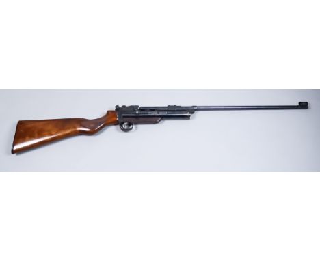 A 20th Century .177 Calibre Bolt Action Air Rifle by Webley, Model "Service MK2" 25ins blued steel barrel, blued steel action