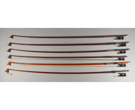 Six Violin Bows, 19th/20th Century