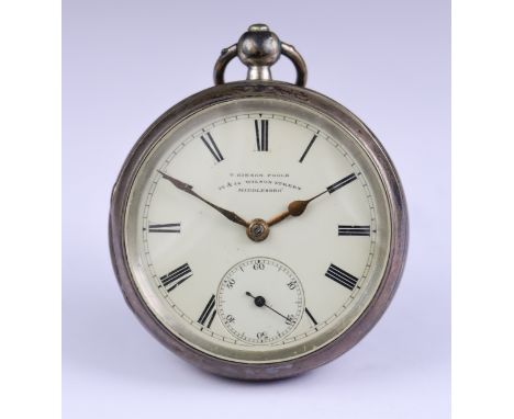 Four Silver Cased Open Faced Pocket Watches, comprising - one by John Walker, London, late 19th/ early 20th Century, 45mm dia