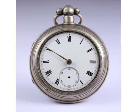 Two Silver Cased Open Faced Fusee Lever Pocket Watches, comprising - one by W.C. Middleton, Longacre, 1839, 50mm diameter cas