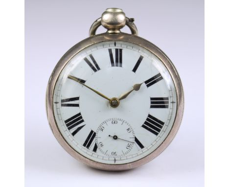 Two Silver Cased Open Faced Fusee Lever Pocket Watches, one by Charles Taylor, Bristol, 1822, 54mm diameter case, with white 