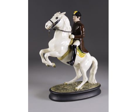 A Beswick Pottery 'Lipizzaner" Stallion, 1973-80, model no. 2467, with crest stamp, 8.5ins high