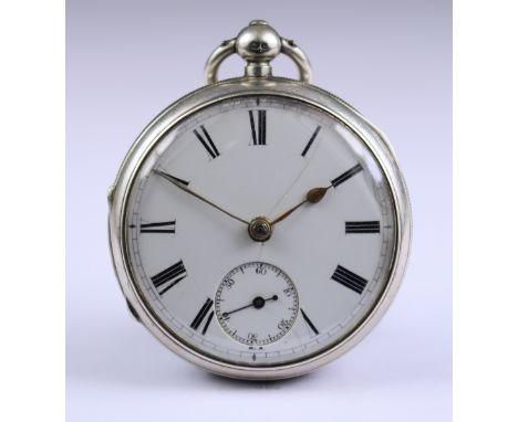 A Silver Cased Open Faced Lever Pocket Watch, By F.T. Levitt, Liverpool, 1894, 50mm diameter case, with white enamelled dial,