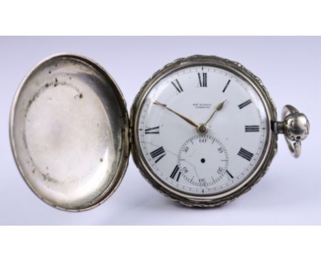 Three Silver Cased Pocket Watches, comprising - a full hunting cased verge lever by Robert Roskell, Liverpool, 1821, 54mm dia