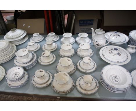  A Royal Doulton 'Old Colony' part dinner and tea service   and a Royal Doulton 'Samarra' part dinner service (qty) 