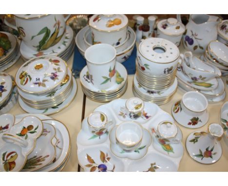  A quantity of Royal Worcester 'Evesham' part dinner service  , a Minton tea service and other decorative ceramics  