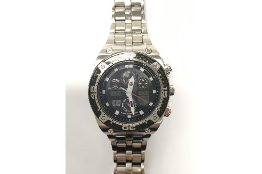 citizen eco drive promaster radio controlled wr 200