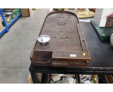 A bagatelle board