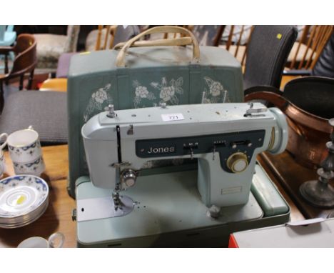 A Jones electric sewing machine  - sold as collector's item