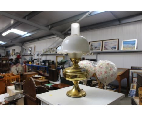 A table lamp