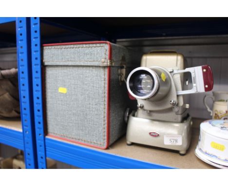 An Aldis projector in fitted case - sold as collector's item