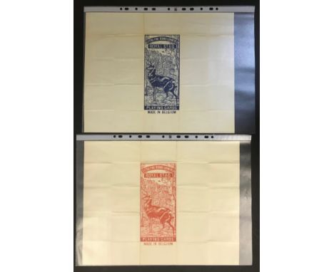 TWO ANTIQUE PLAYING CARDS WRAPPERS - ROYAL STAG